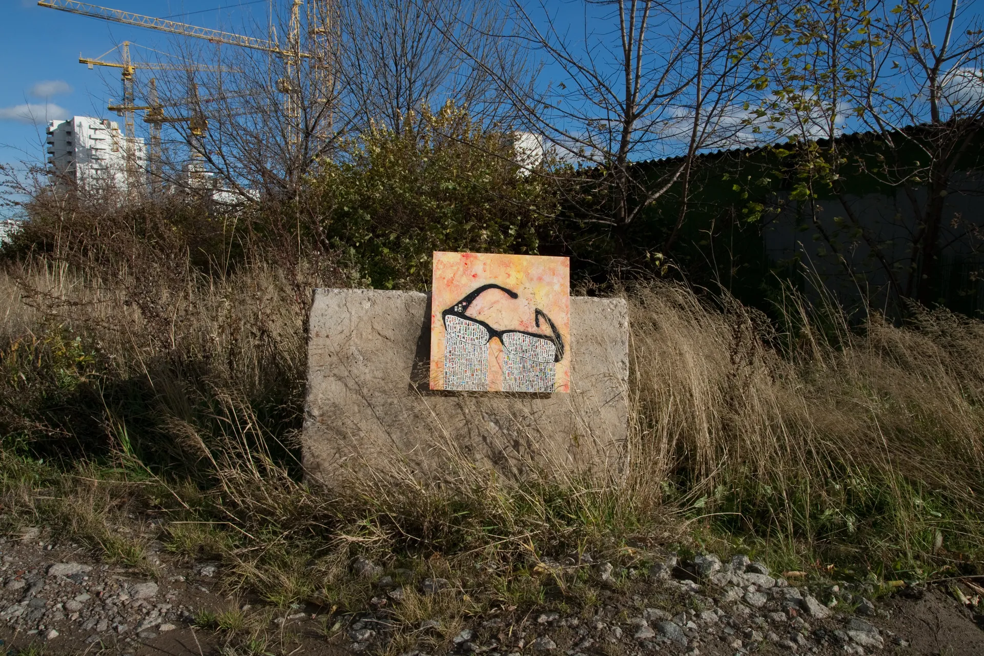 Artwork in an urban landscape